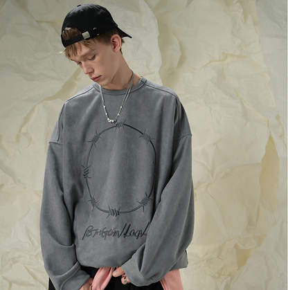 OVERSIZE CREW NECK SWEATER