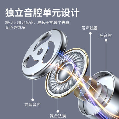 Original genuine suitable for Apple headphones, wired iPhone16, 15, 14, 13, 12, mobile phone, 11, earbuds, in-ear
