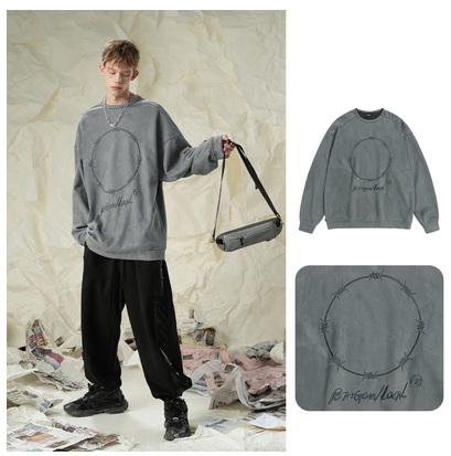 OVERSIZE CREW NECK SWEATER